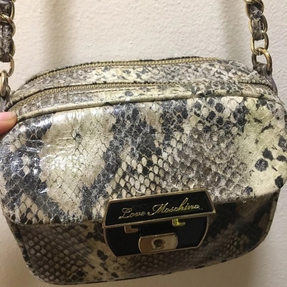 love moschino snake bag